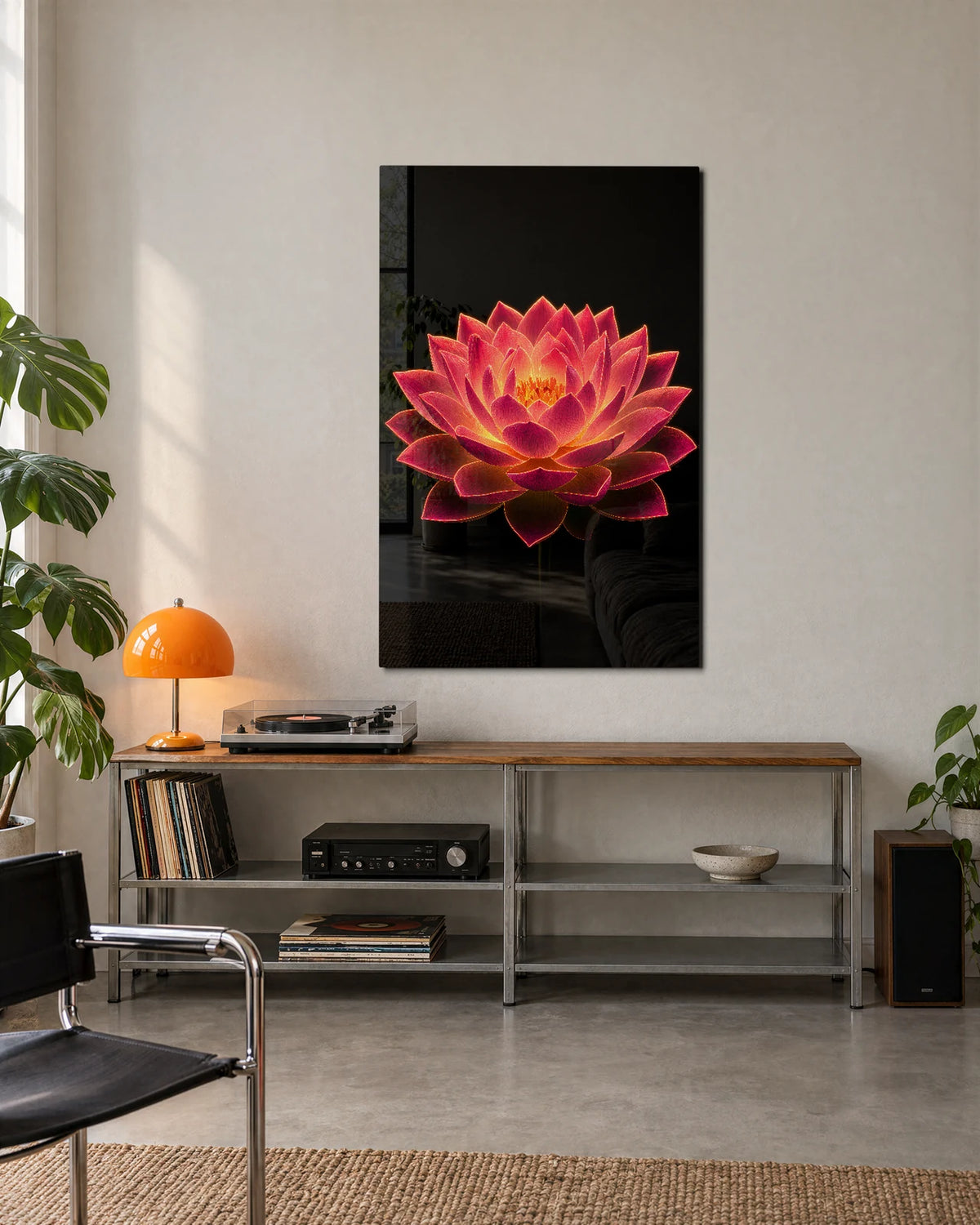 Ember Lotus — shown in a living space