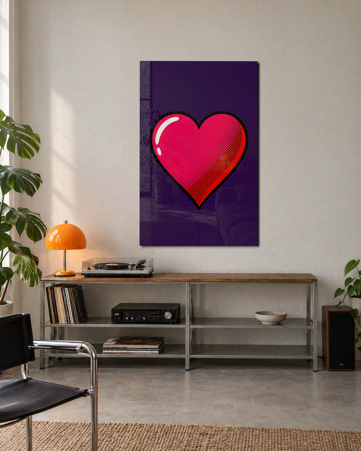 Heart Pop — shown in a living space