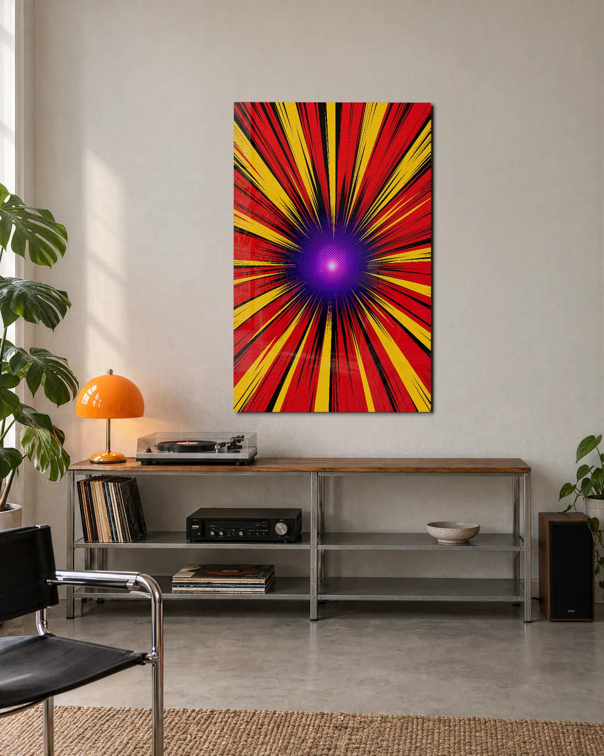 Straight to the Centre — shown in a living space