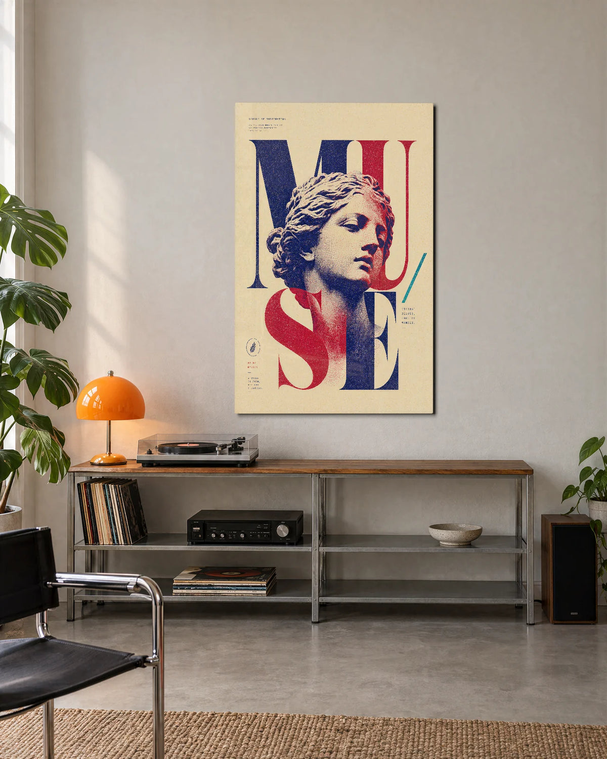 Muse in Pieces — shown in a living space