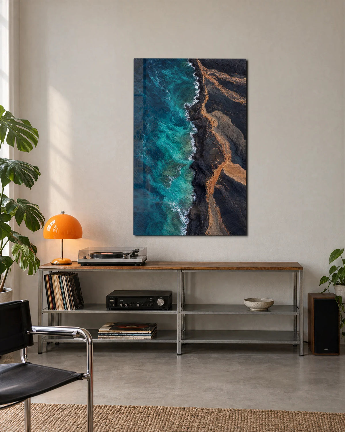 Edge of Blue — shown in a living space
