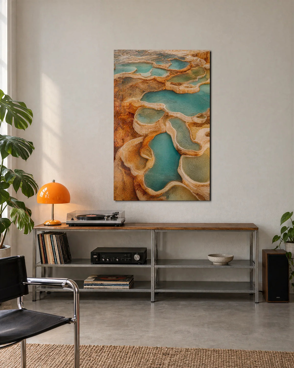 Pools in the Stone — shown in a living space