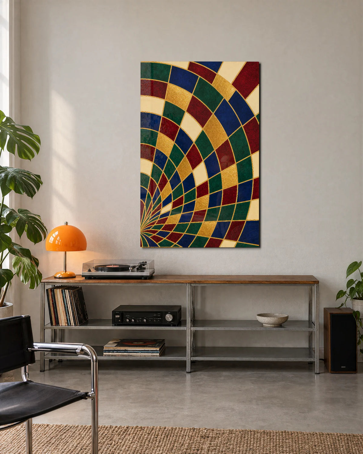 Colour in Orbit — shown in a living space