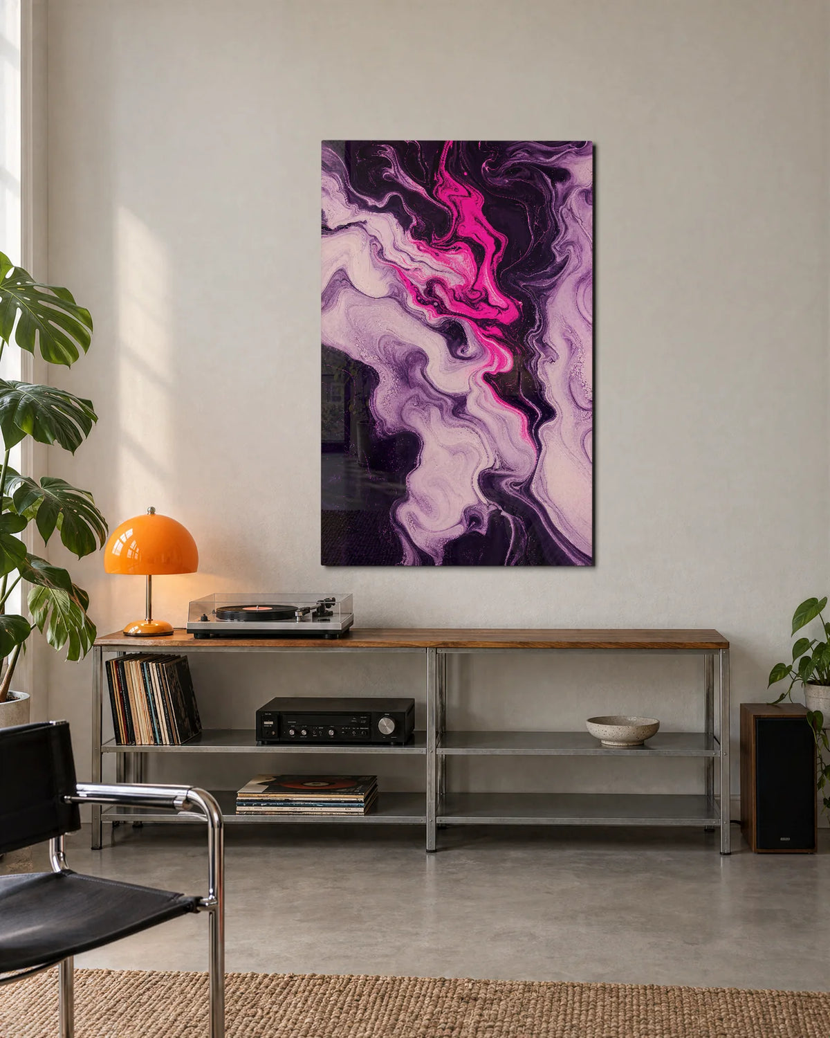 Pink Undertow — shown in a living space