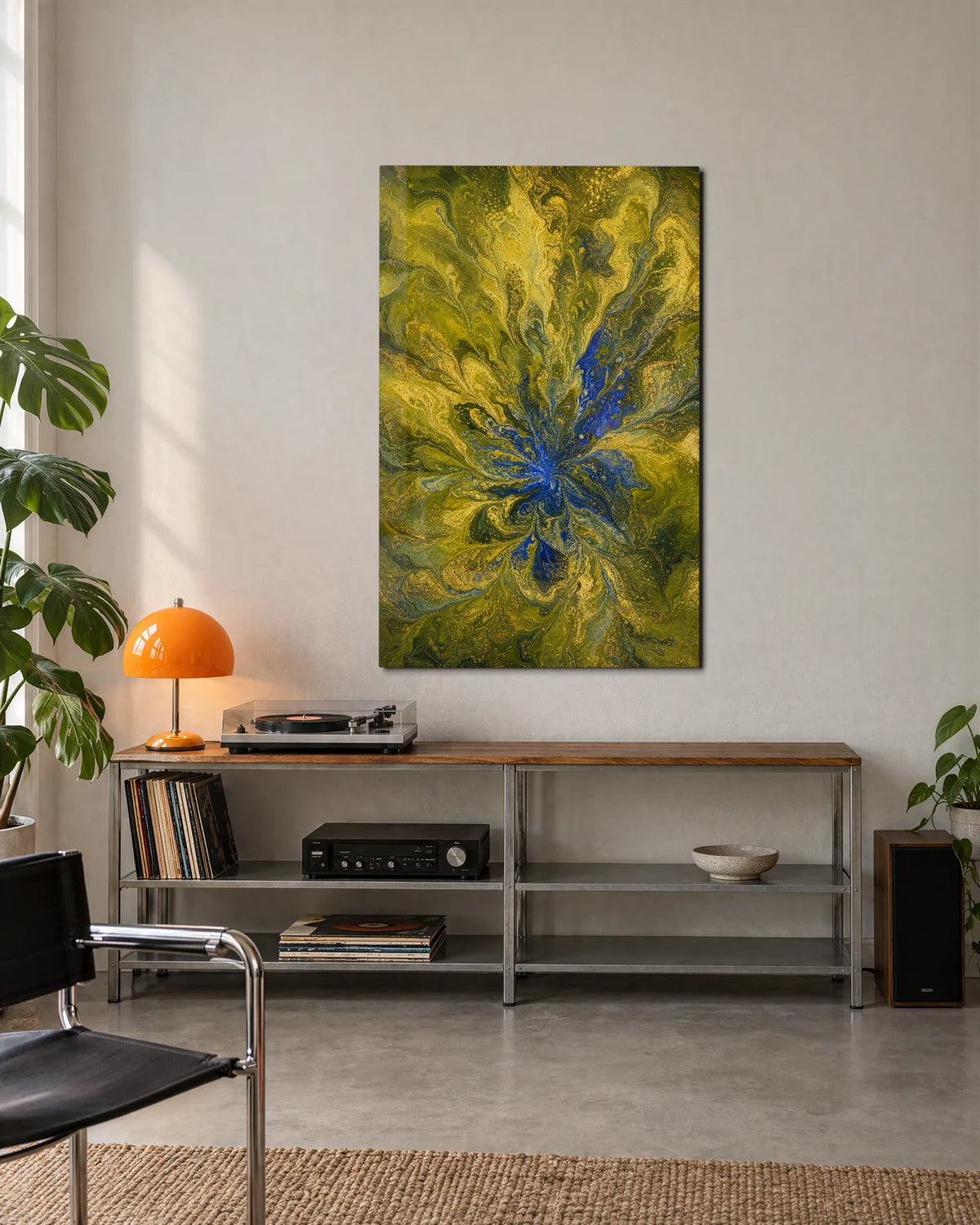 Golden Current — shown in a living space