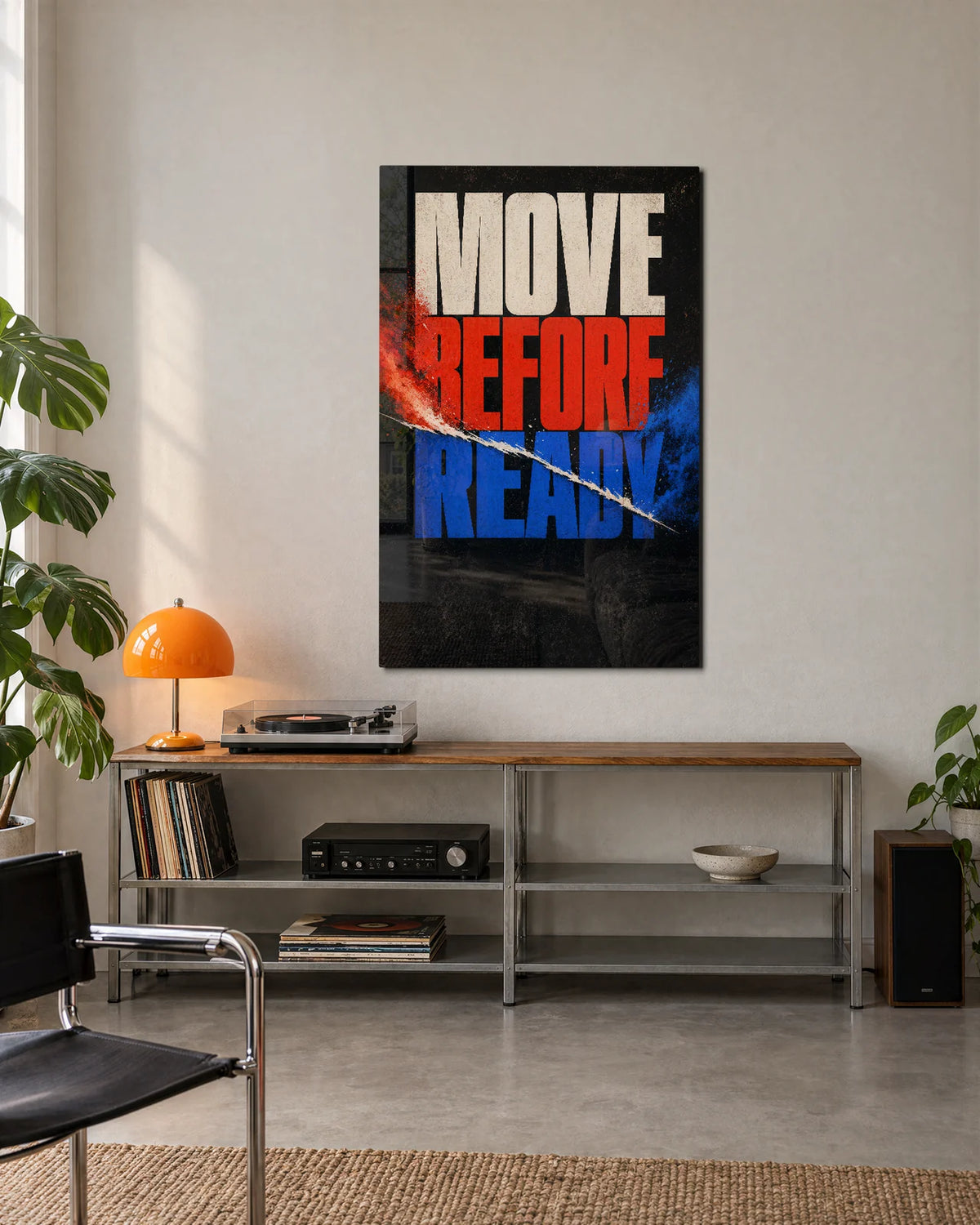Move Before Ready — shown in a living space