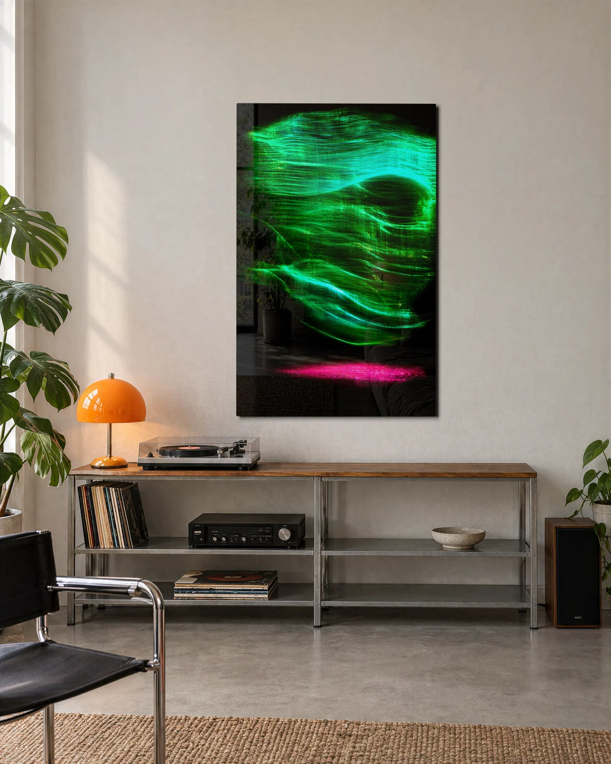 Green Apparition — shown in a living space
