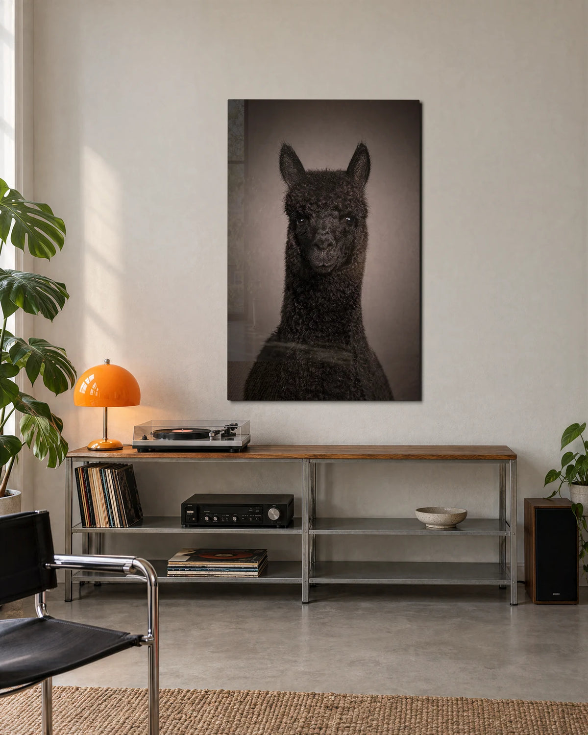 Face to Face — shown in a living space