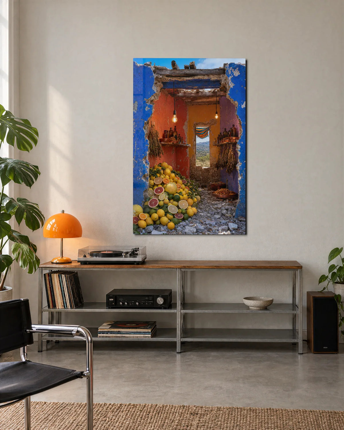 Citrus Through the Door — shown in a living space