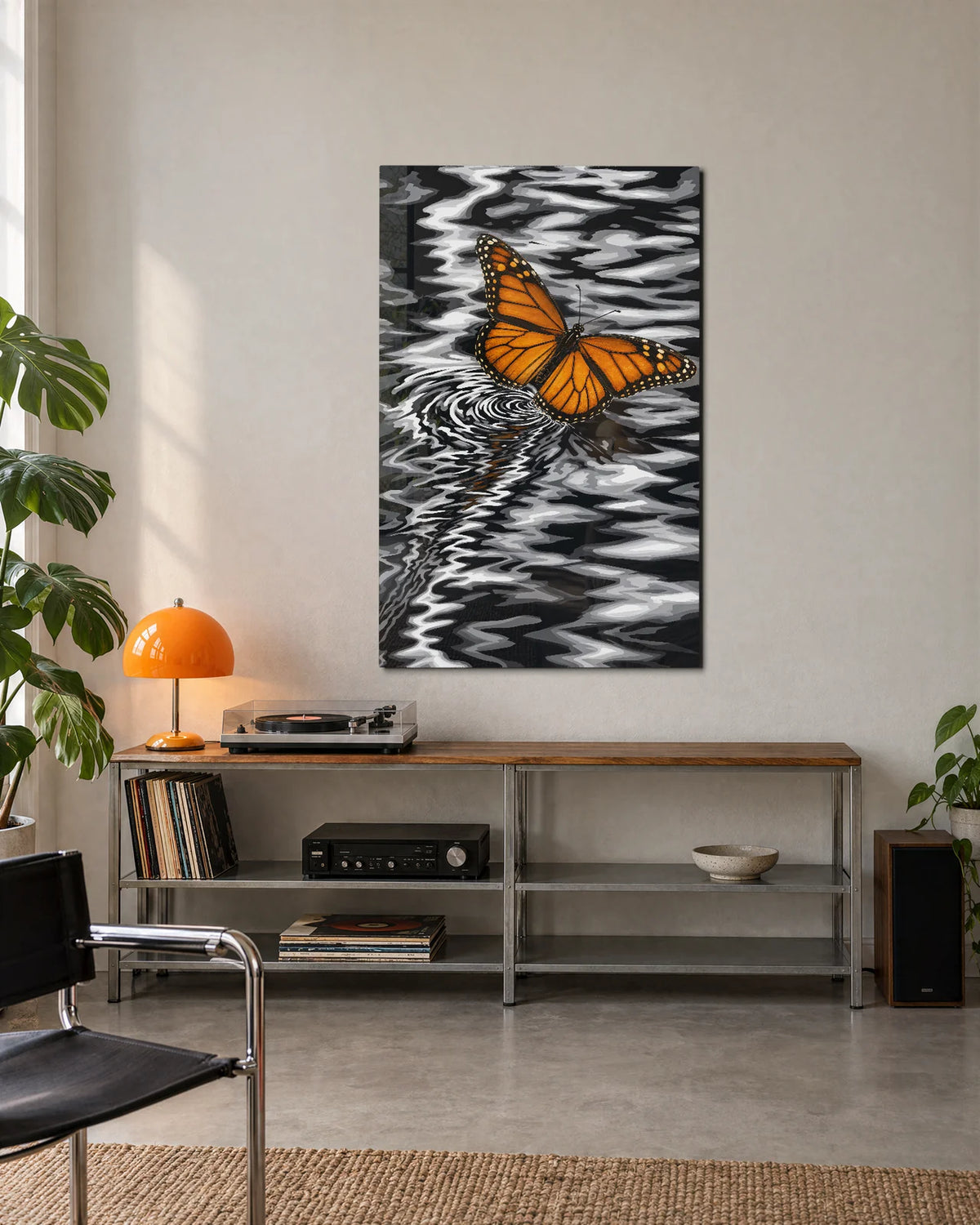 Butterfly Ripple — shown in a living space