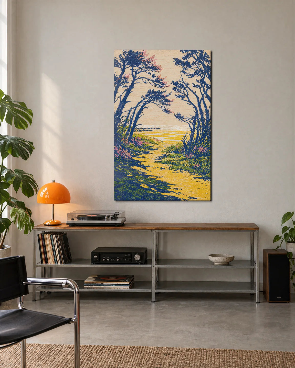 Path to the Sea — shown in a living space