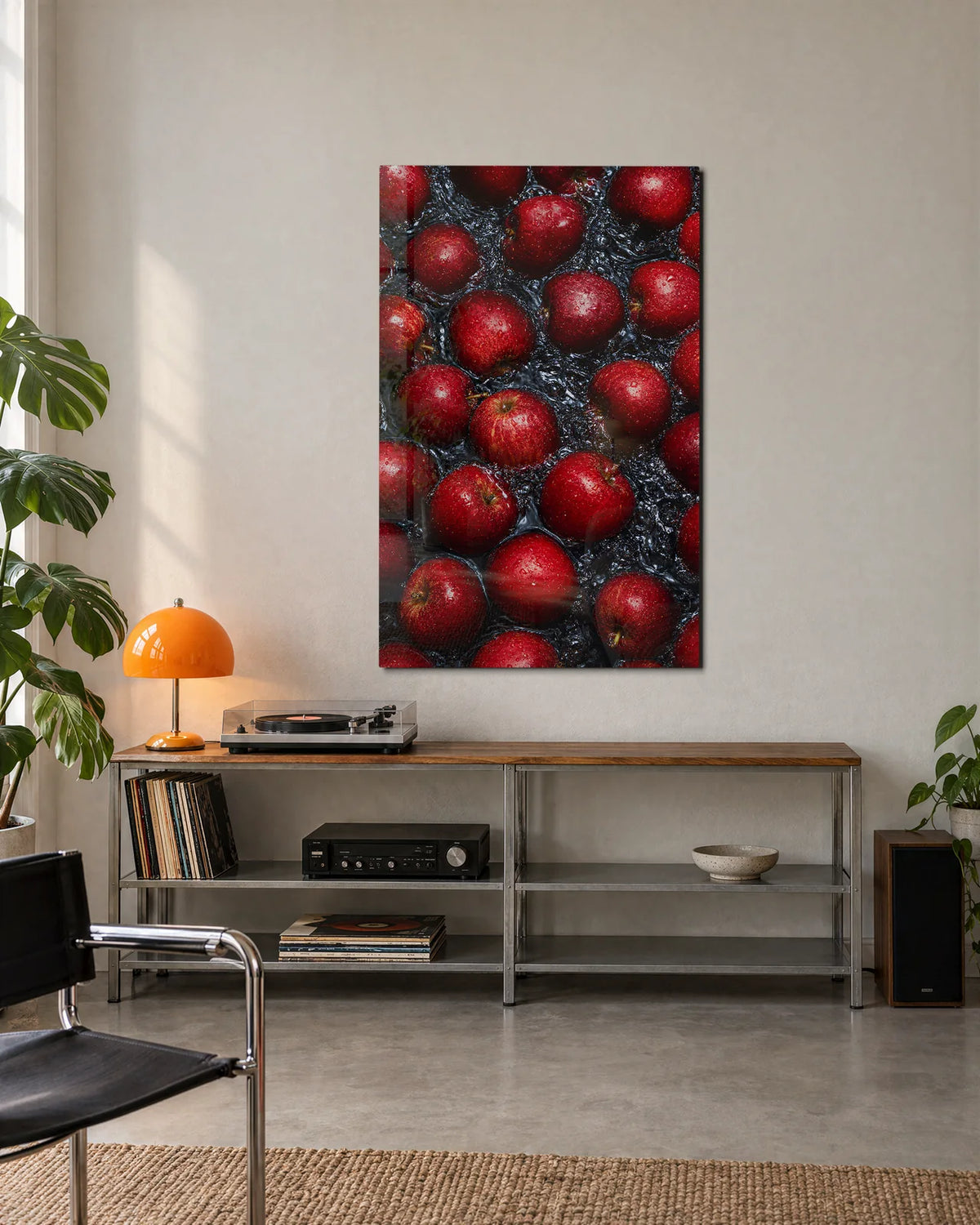 Apples in the Dark — shown in a living space