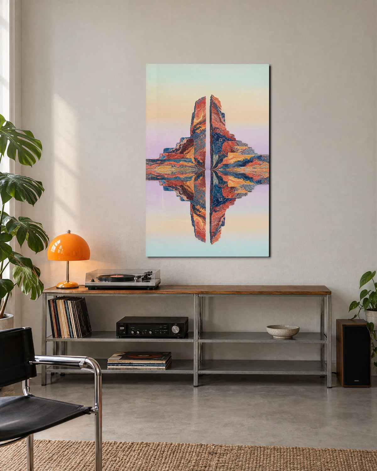 Split Rock Reflection — shown in a living space