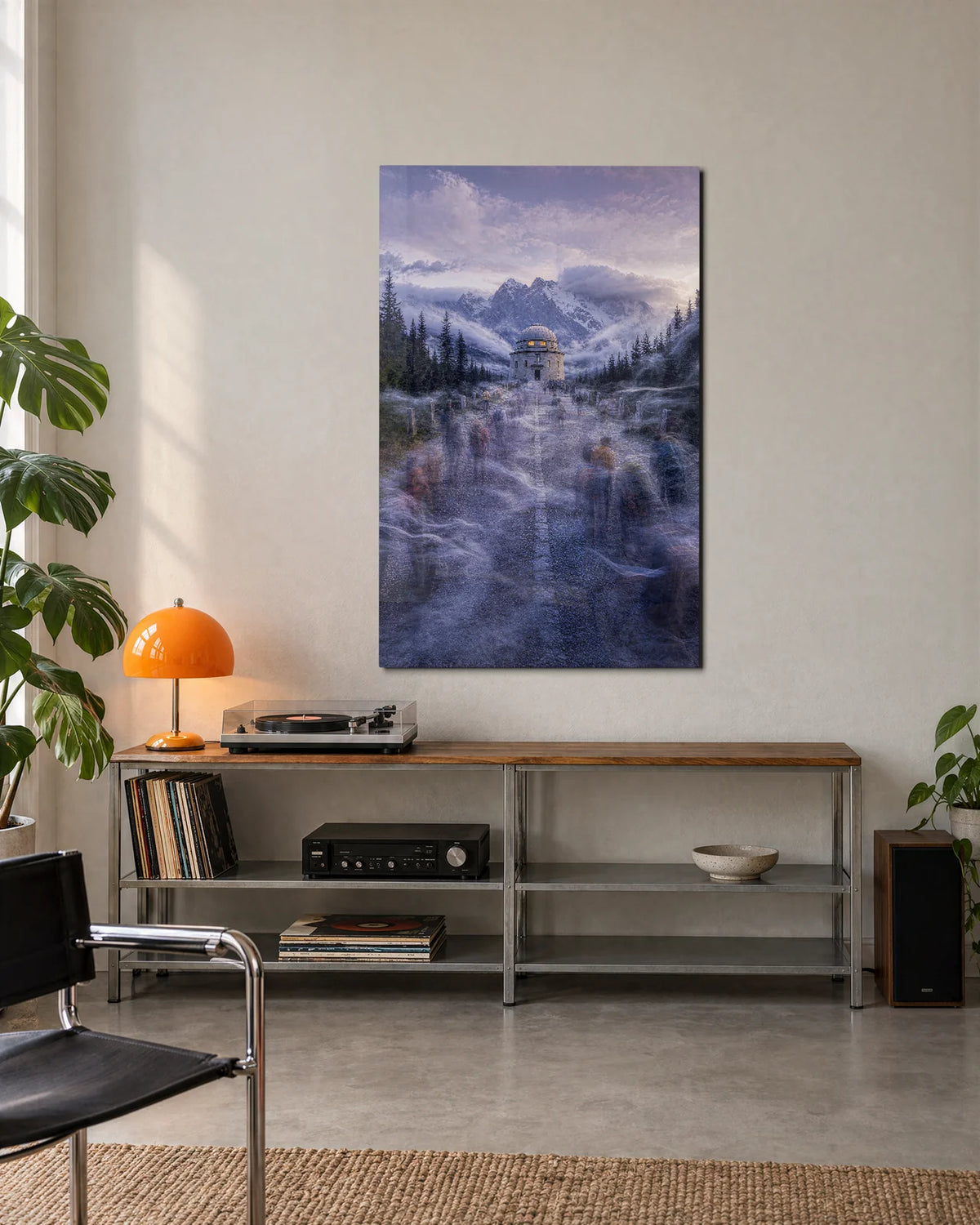 The Mountain Pavilion — shown in a living space