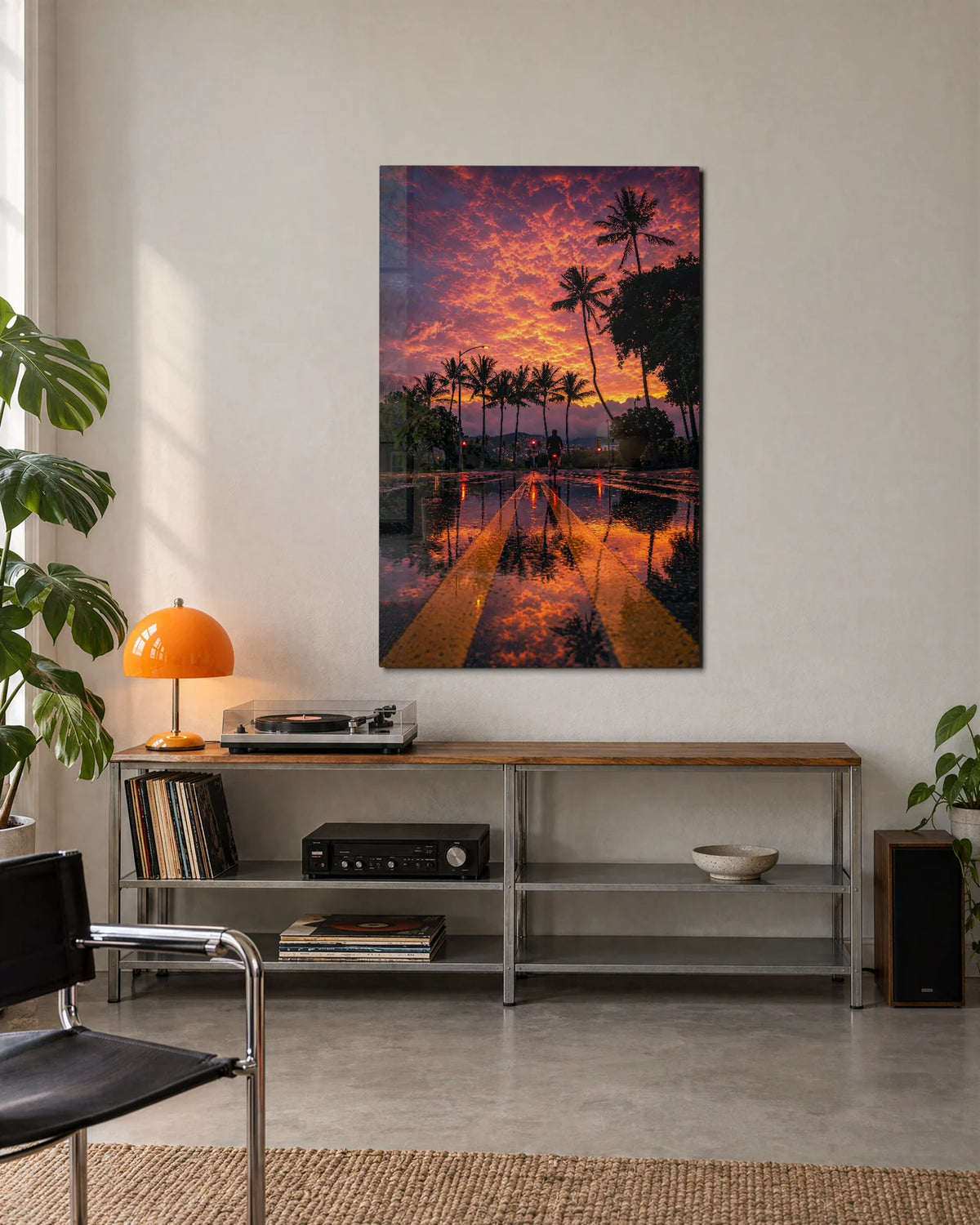 After the Tropical Rain — shown in a living space
