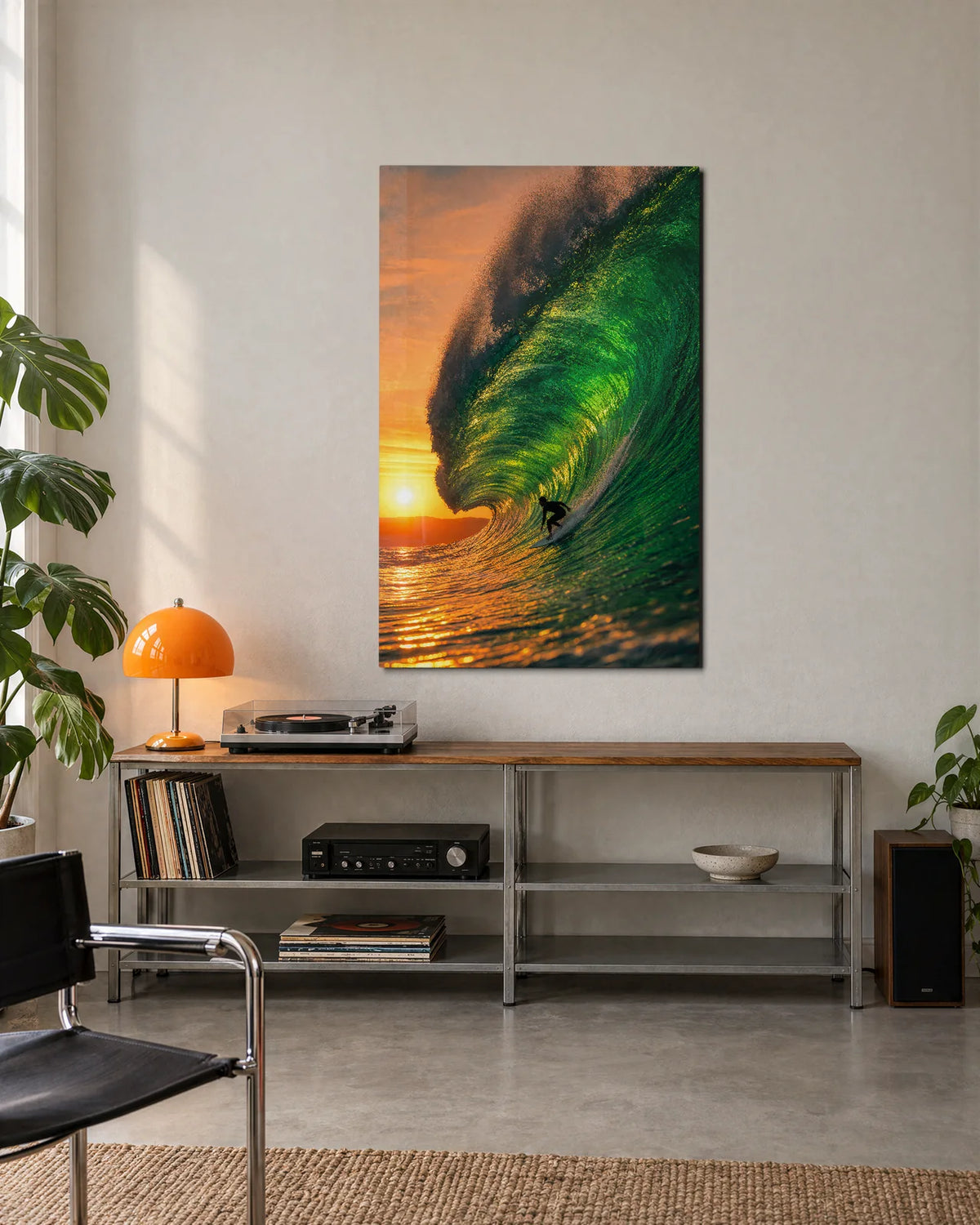 Inside the Green Wave — shown in a living space