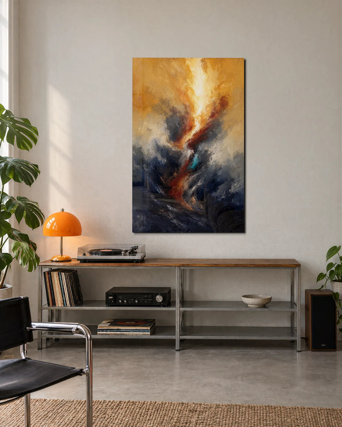 Upward Flame — shown in a living space