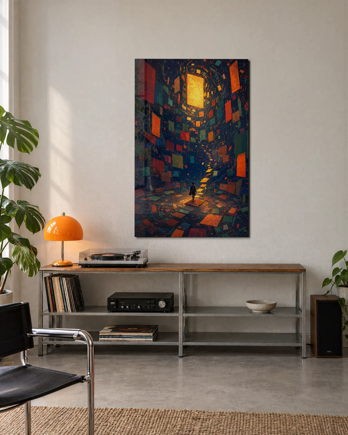 A Window in Colour — shown in a living space