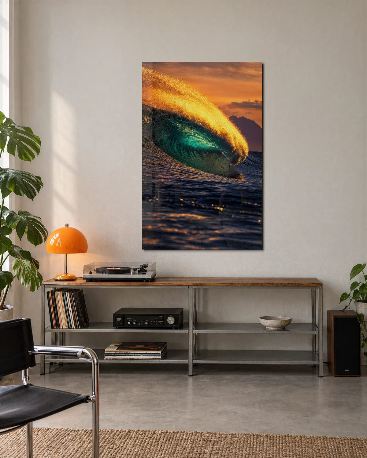 Crest of Gold — shown in a living space