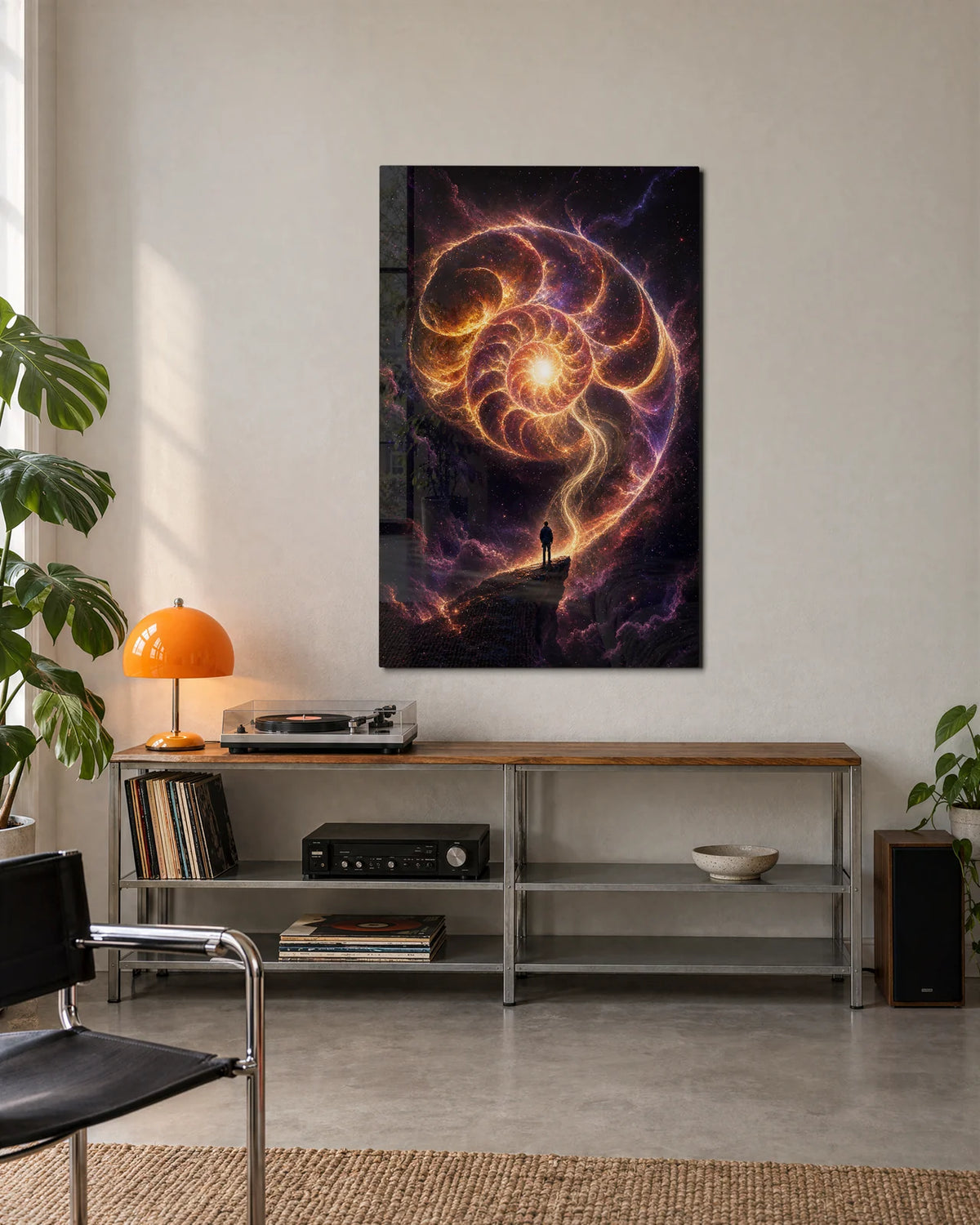 At the Spiral — shown in a living space