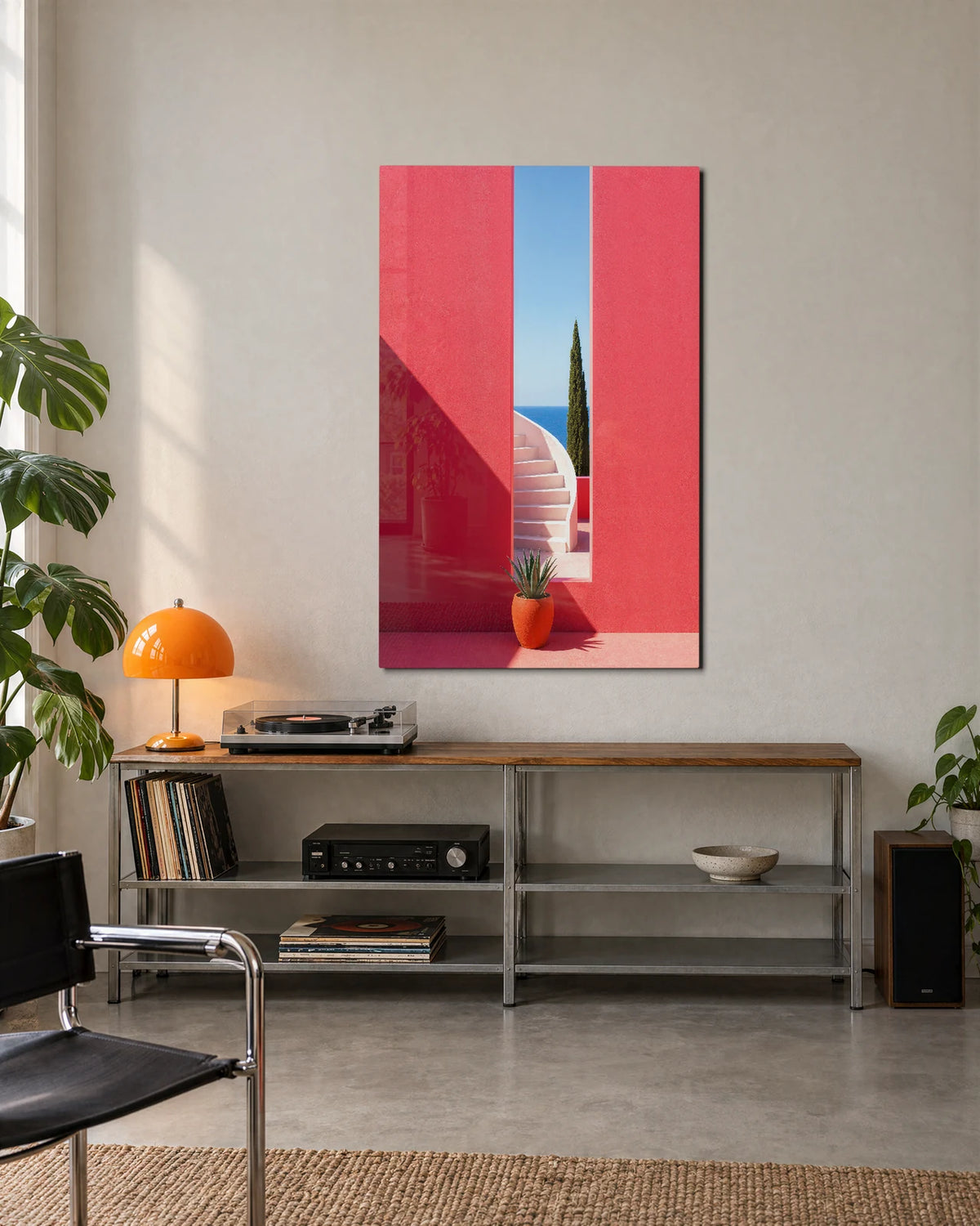 A Window to Blue — shown in a living space