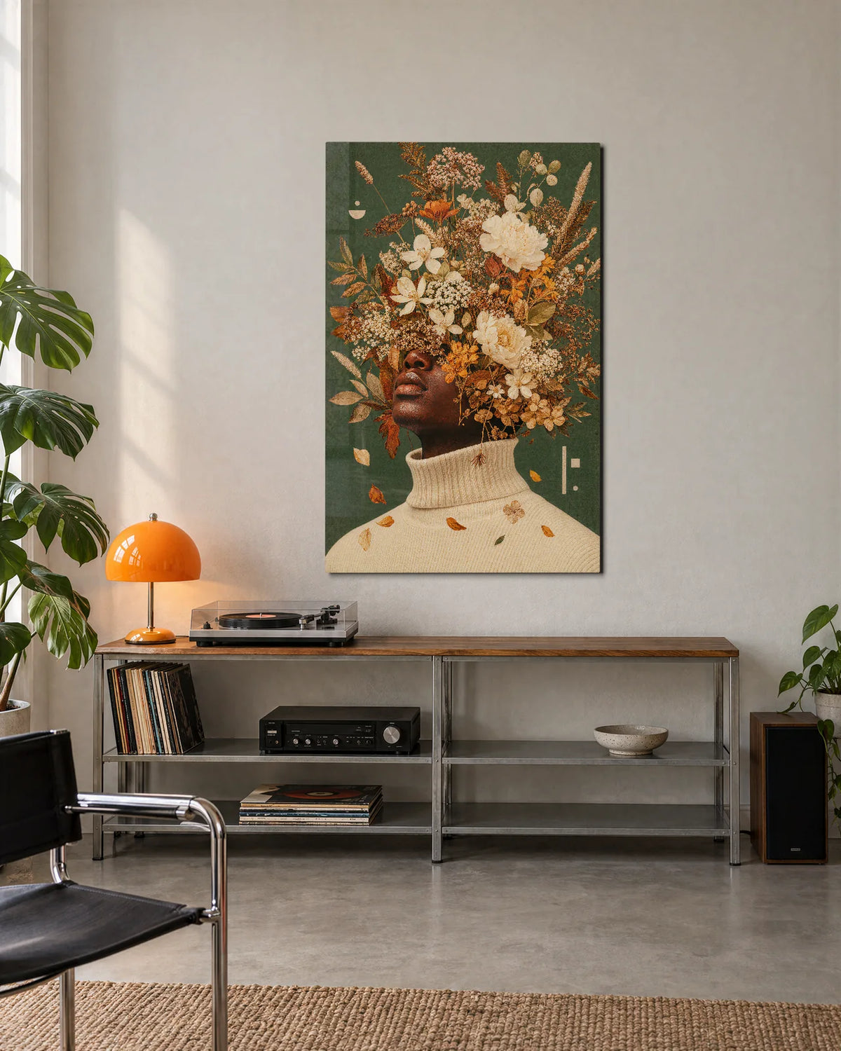 Flowers on My Mind — shown in a living space