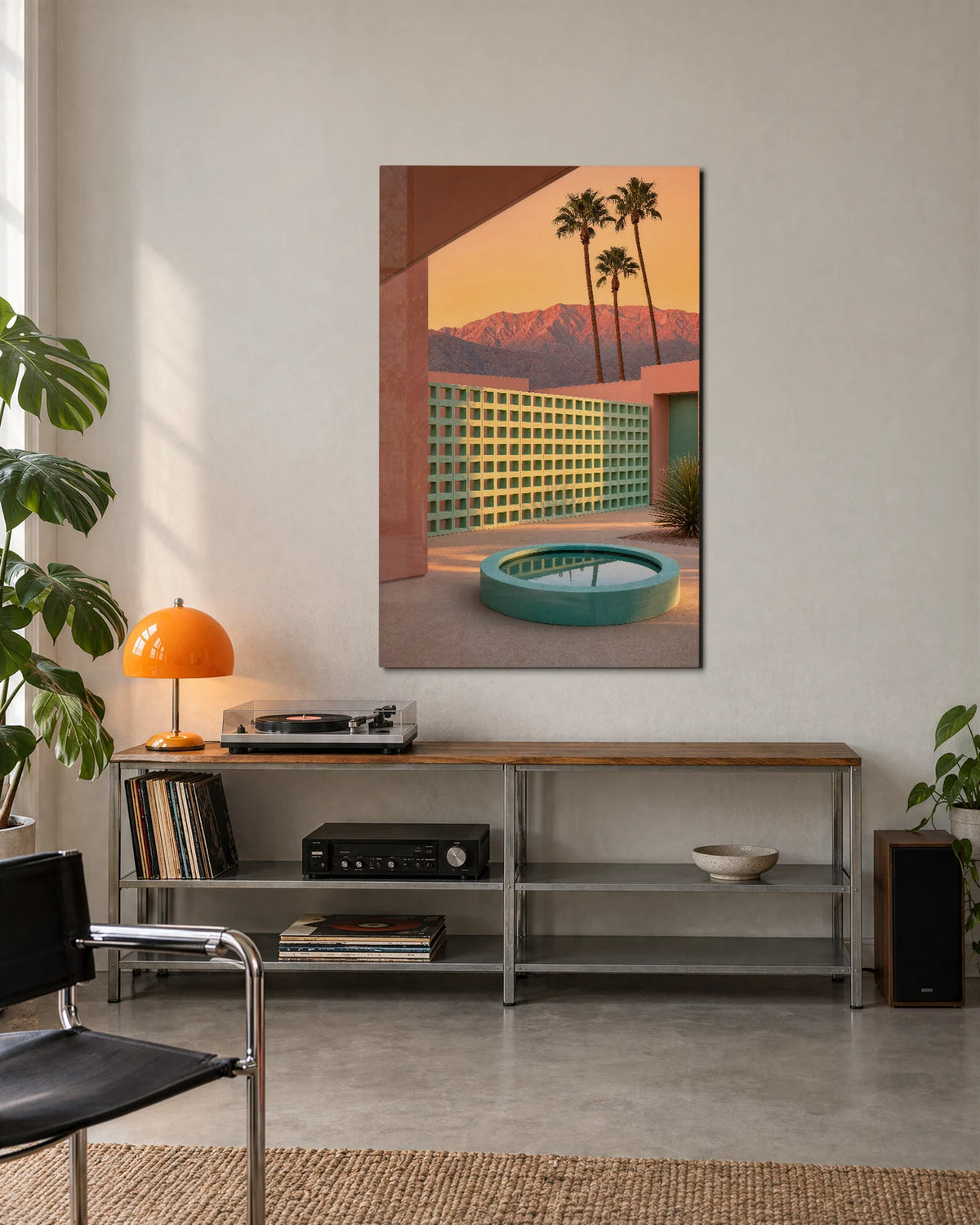 Palm Court — shown in a living space