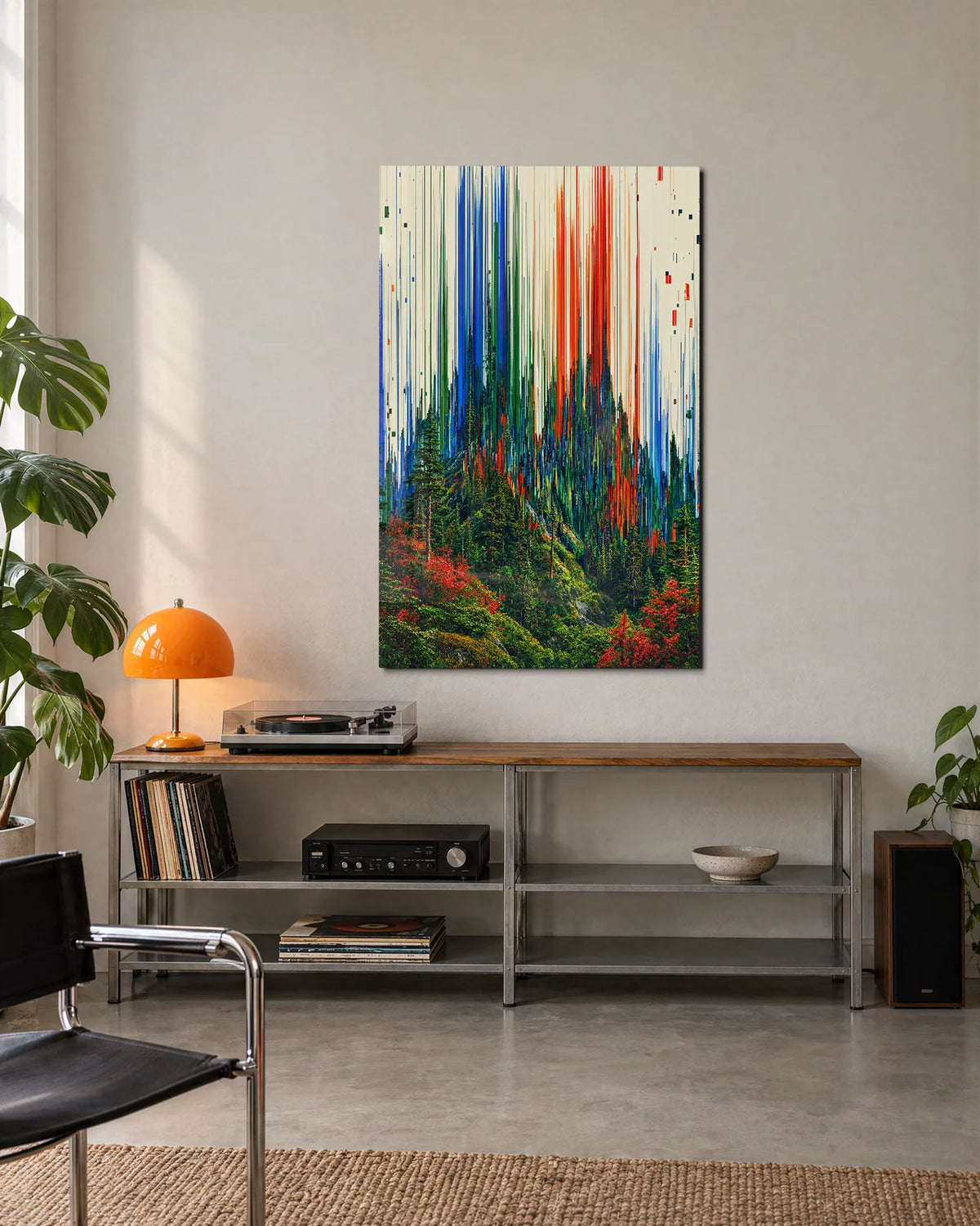Forest into Colour — shown in a living space