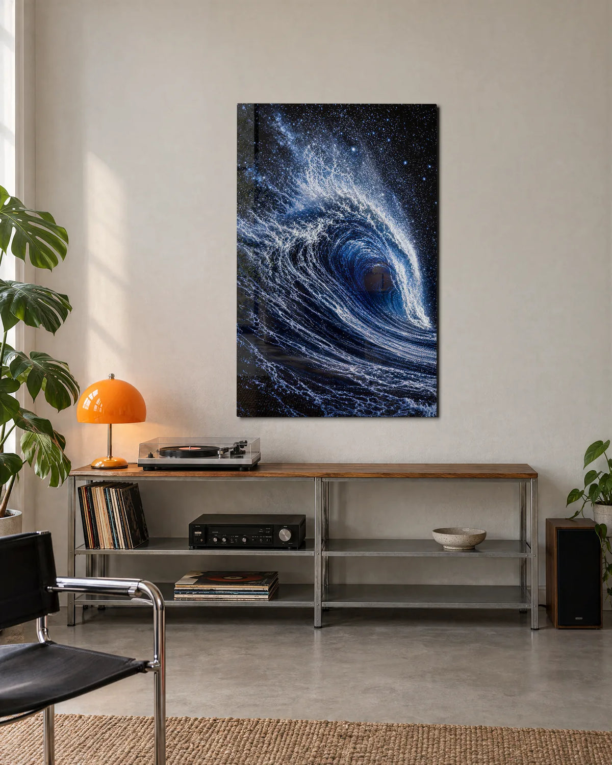 The Night Wave — shown in a living space