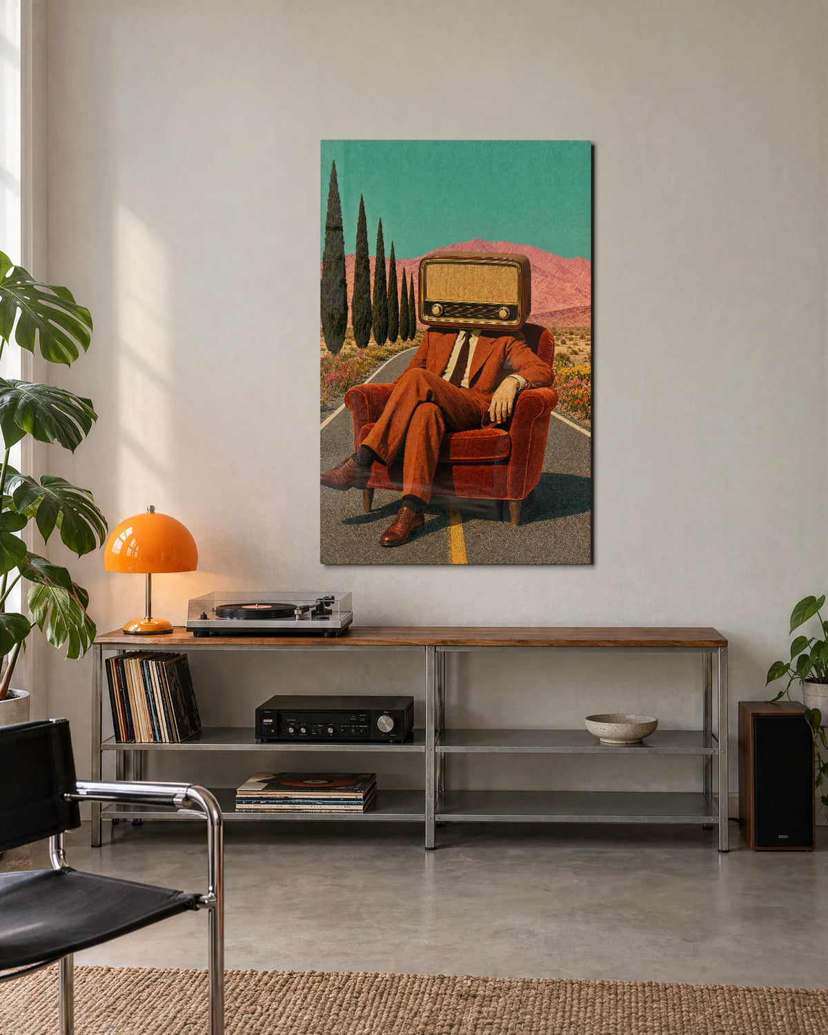 Tuned Out — shown in a living space