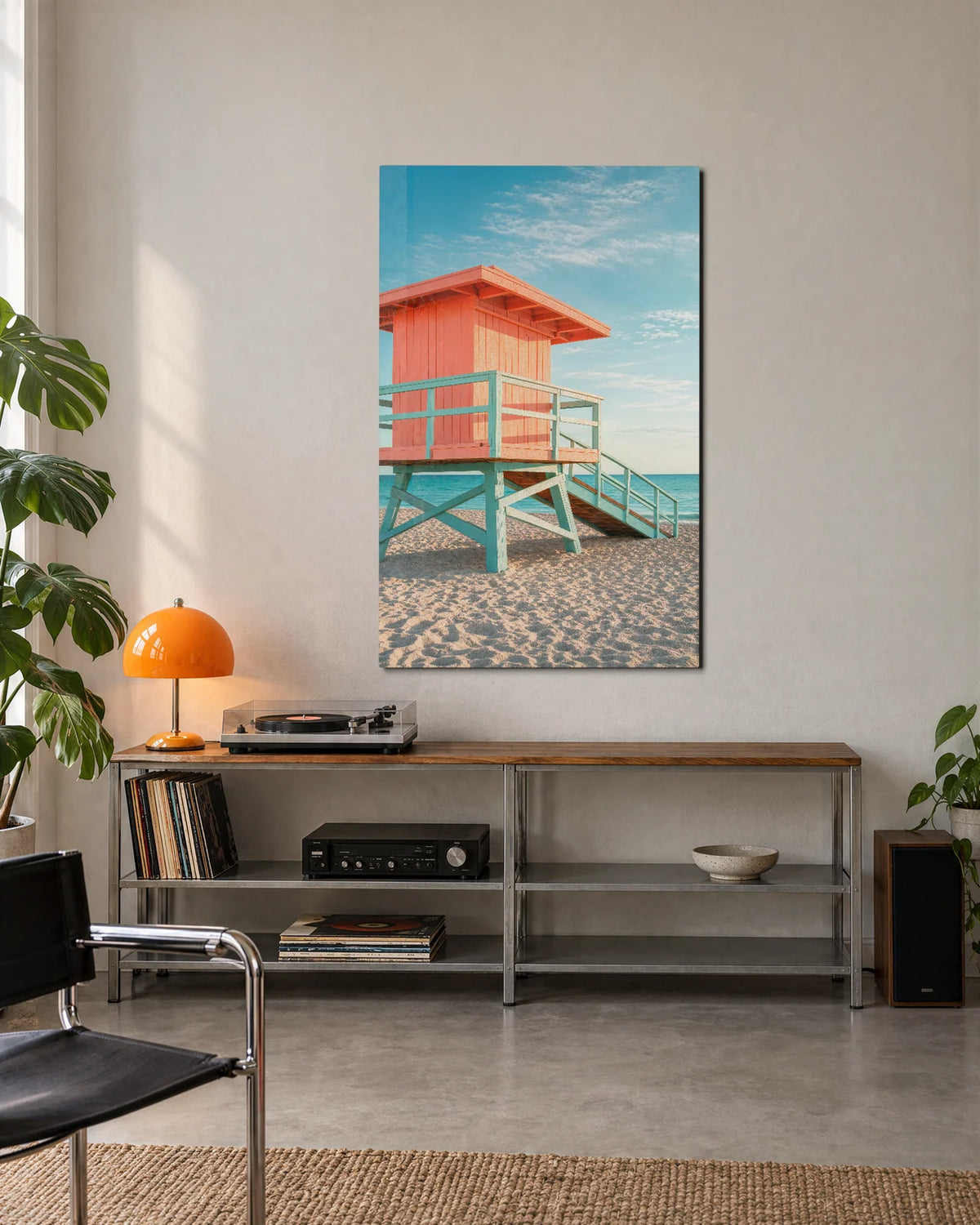 Beach Hut Morning — shown in a living space