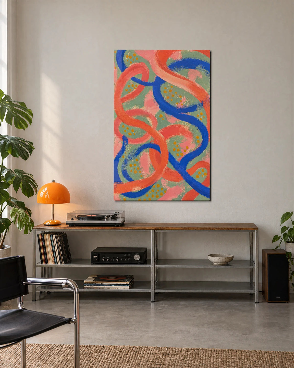 Loops for the Day — shown in a living space