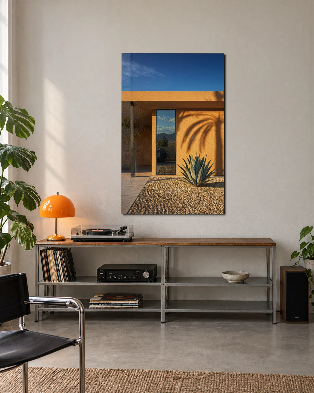 Desert Courtyard — shown in a living space