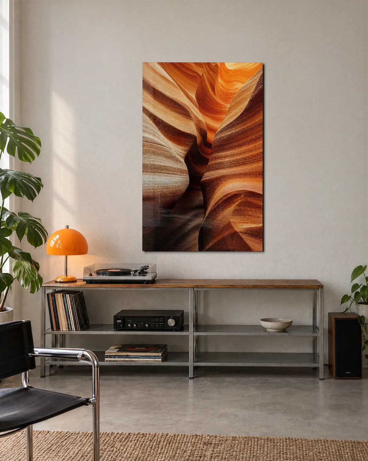 Sandstone Fold — shown in a living space