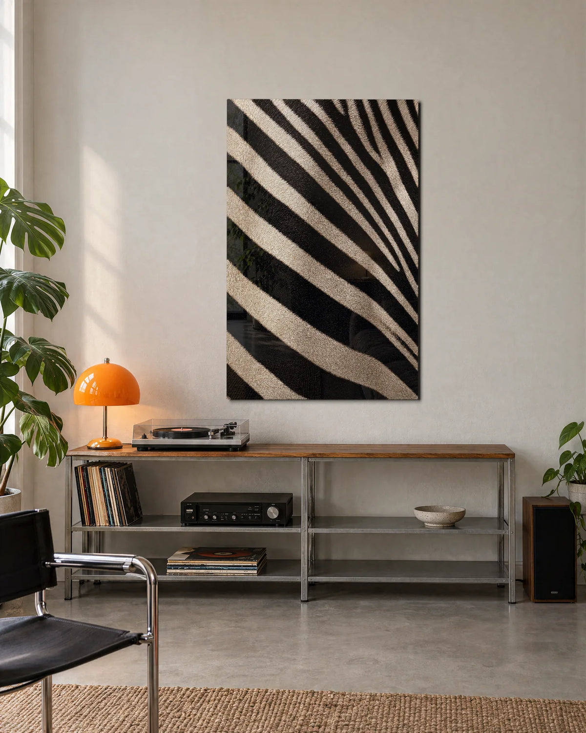 Zebra Close — shown in a living space