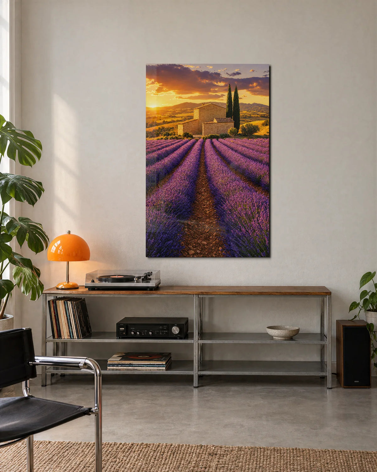 Lavender towards the House — shown in a living space