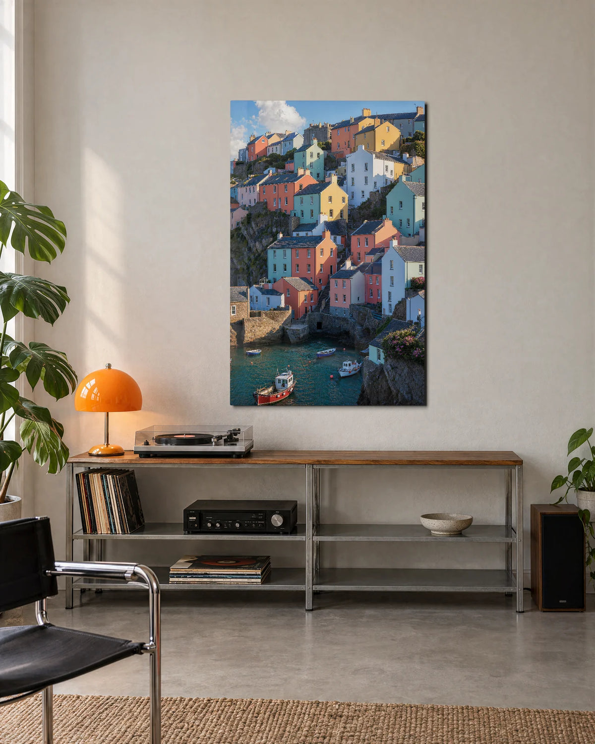 Harbour in Pastels — shown in a living space