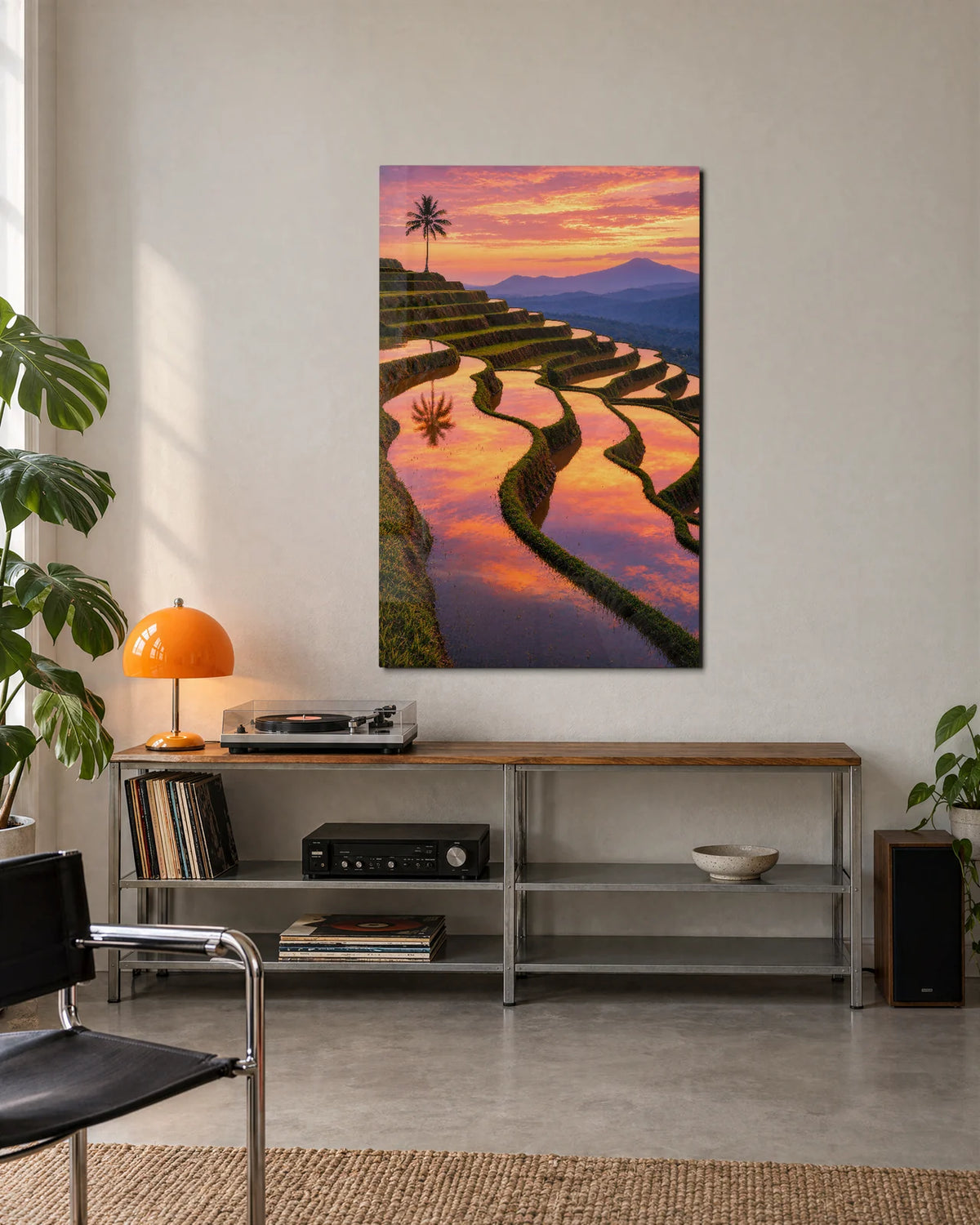 Terraces at Sunset — shown in a living space