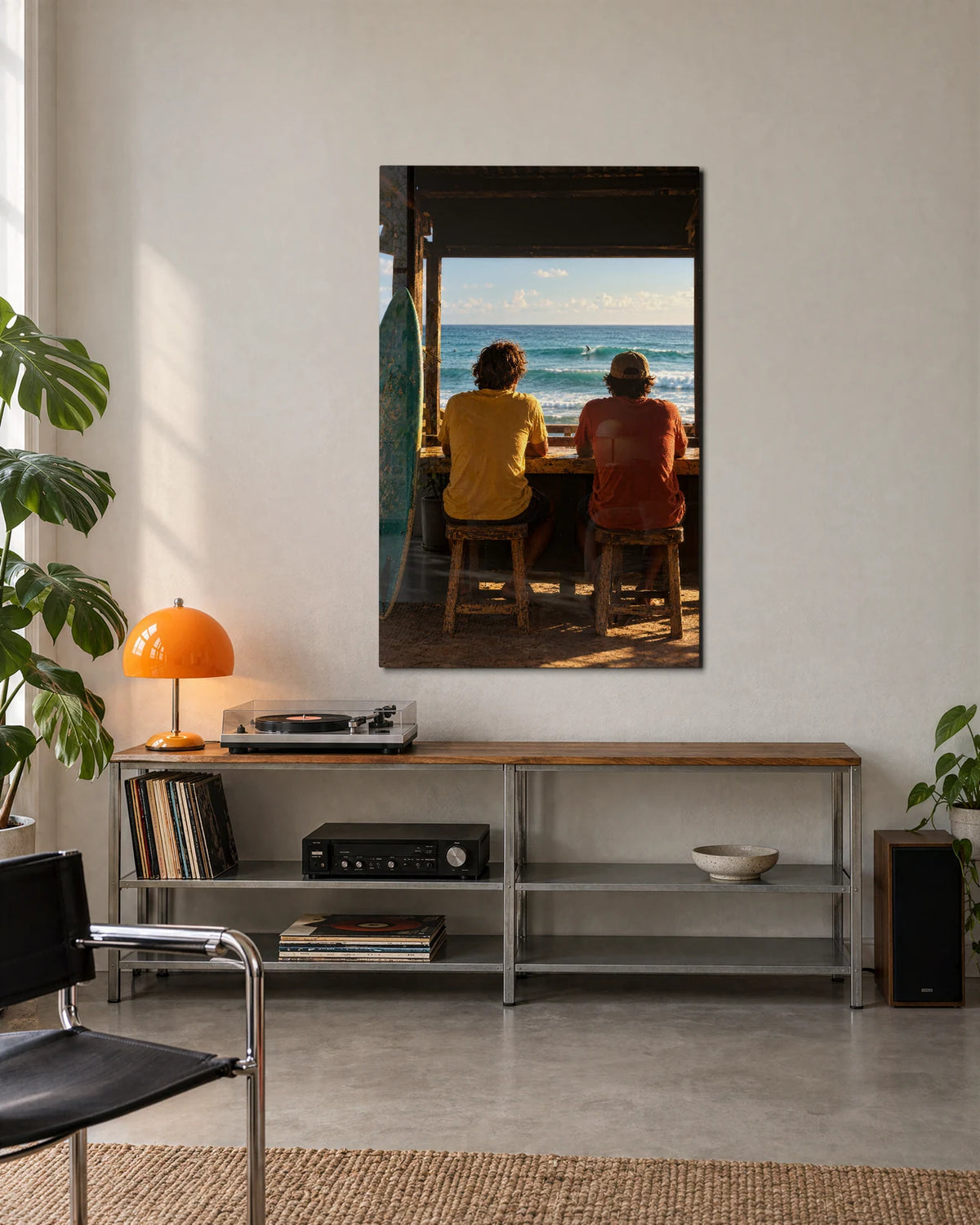 Front Row to the Sea — shown in a living space