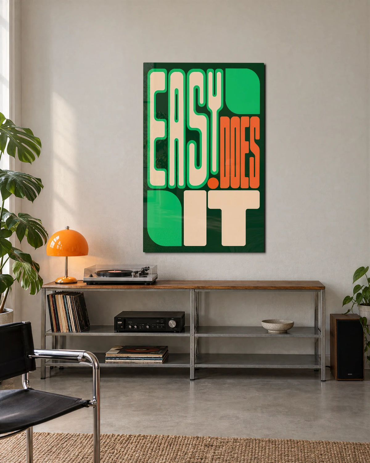 Easy Does It — shown in a living space