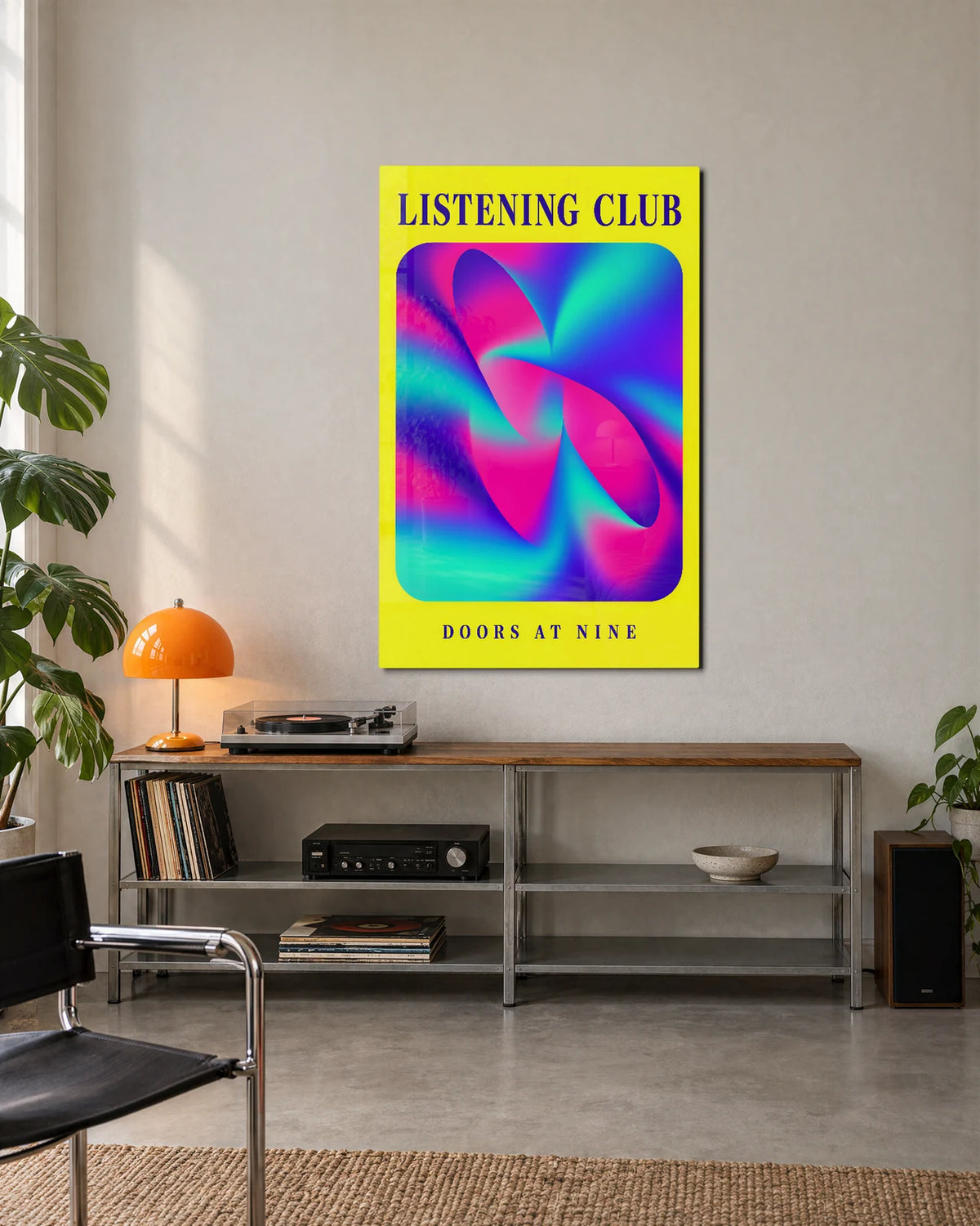 Listening Club — shown in a living space