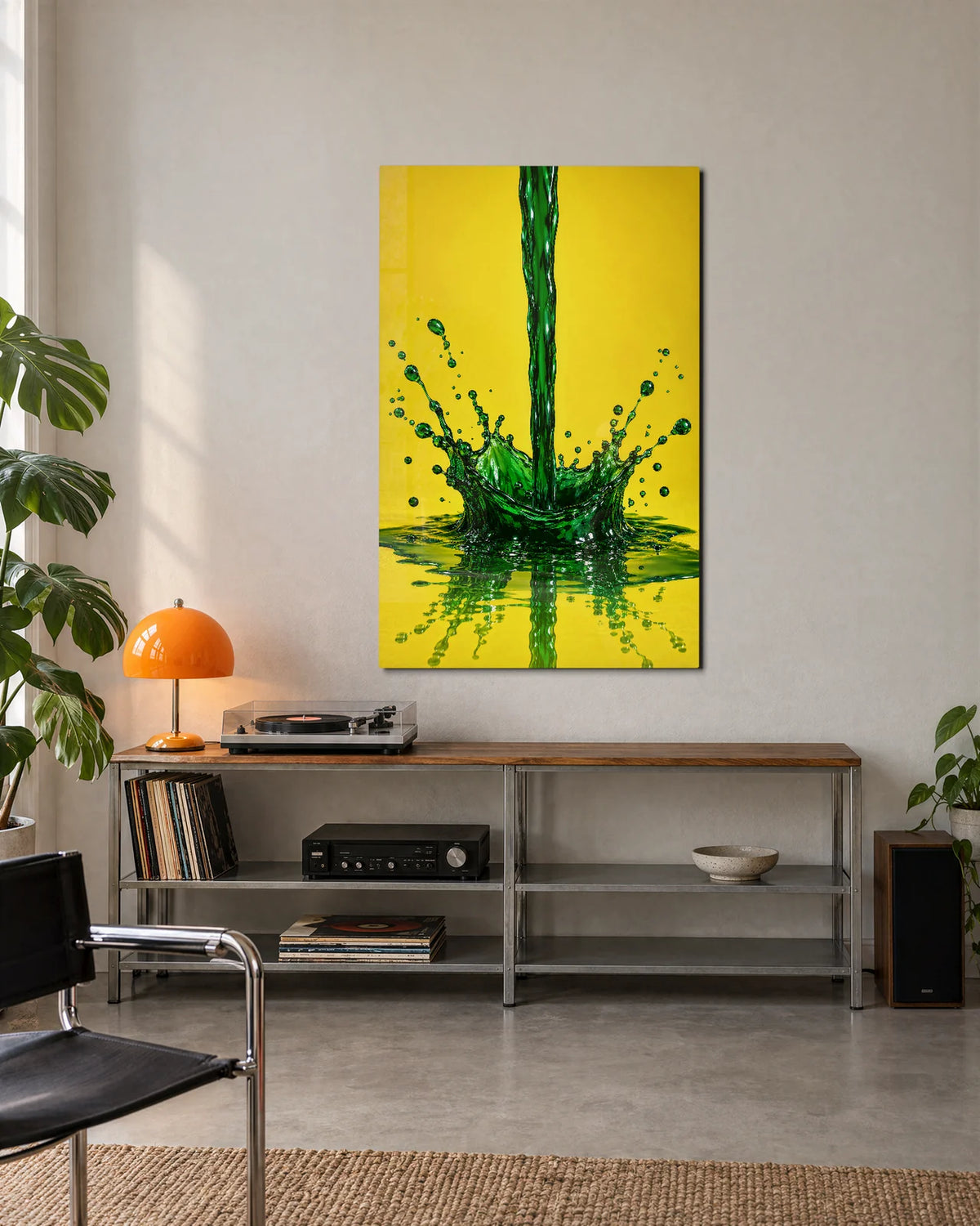 Green in Midair — shown in a living space