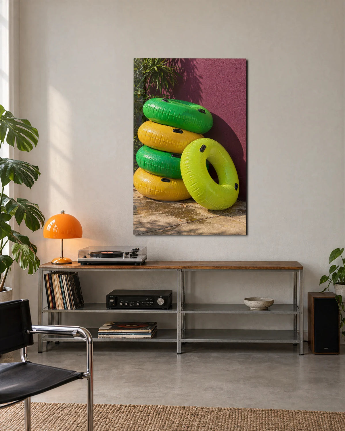 Pool Day Stack — shown in a living space