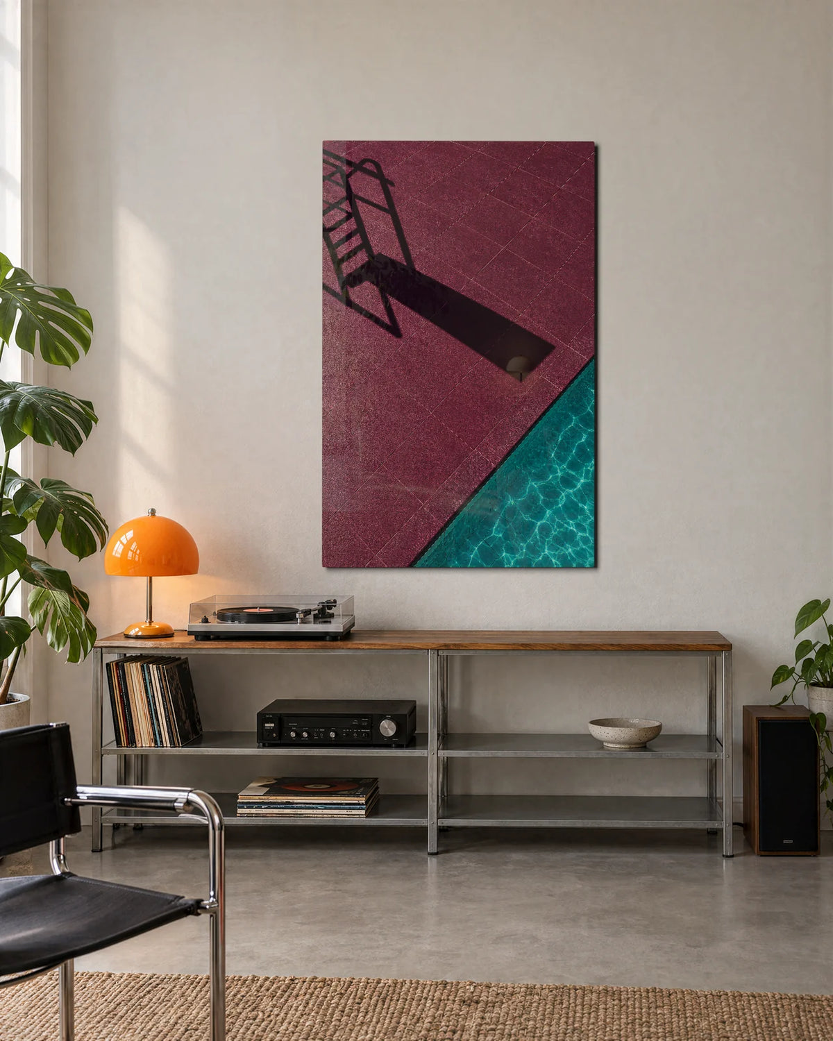 Poolside Shadow — shown in a living space