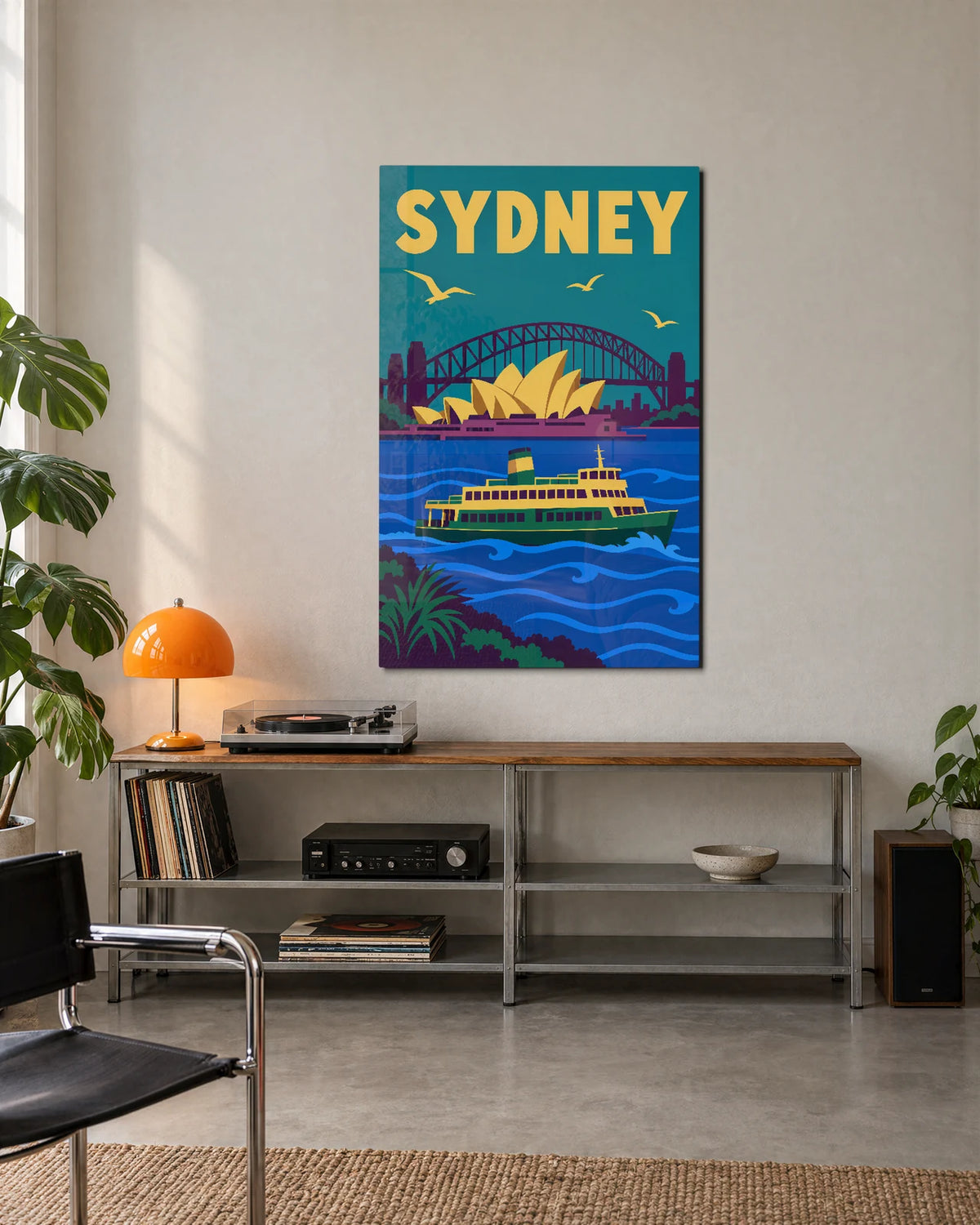 Sydney in Colour — shown in a living space
