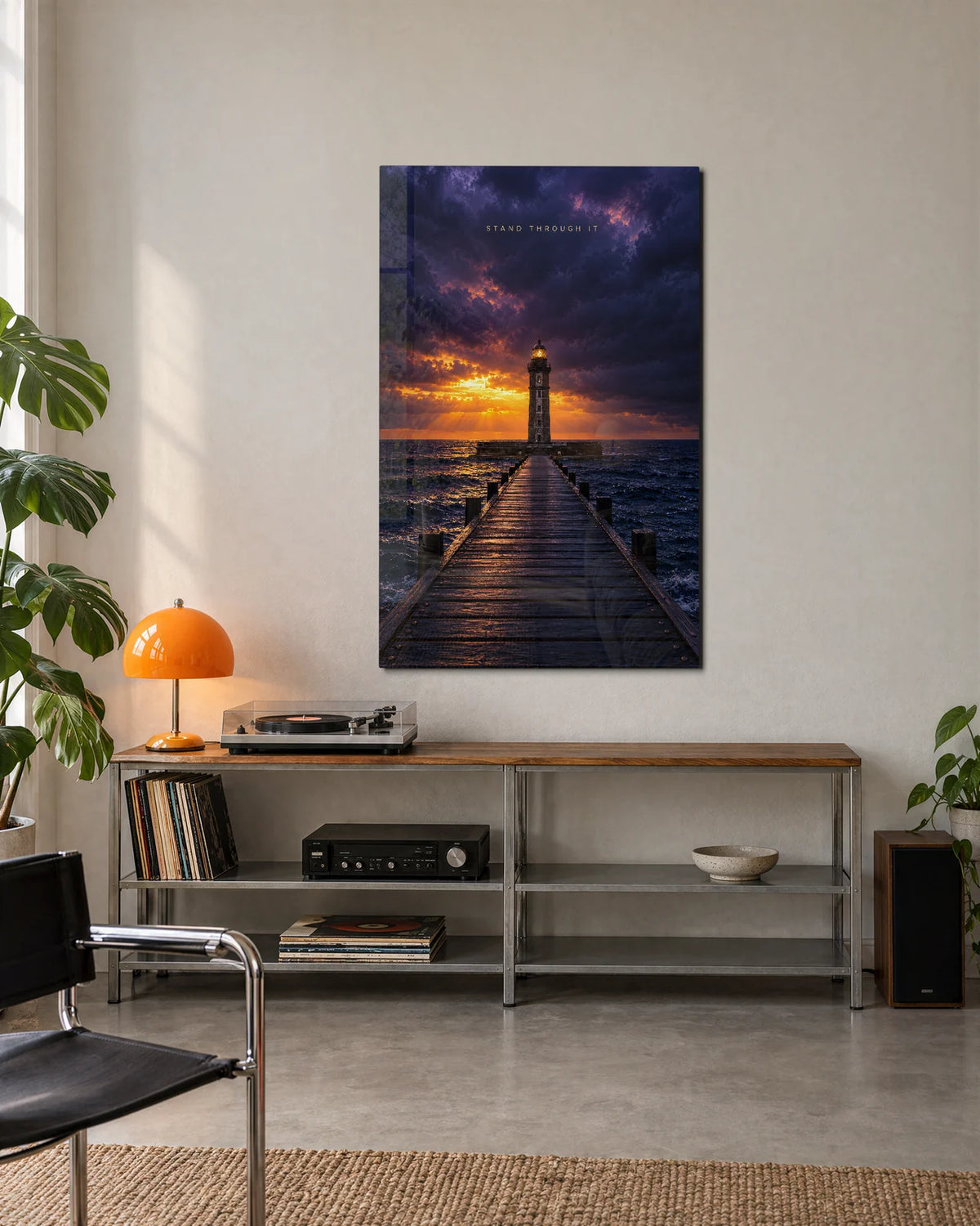 Light Beyond the Storm — shown in a living space