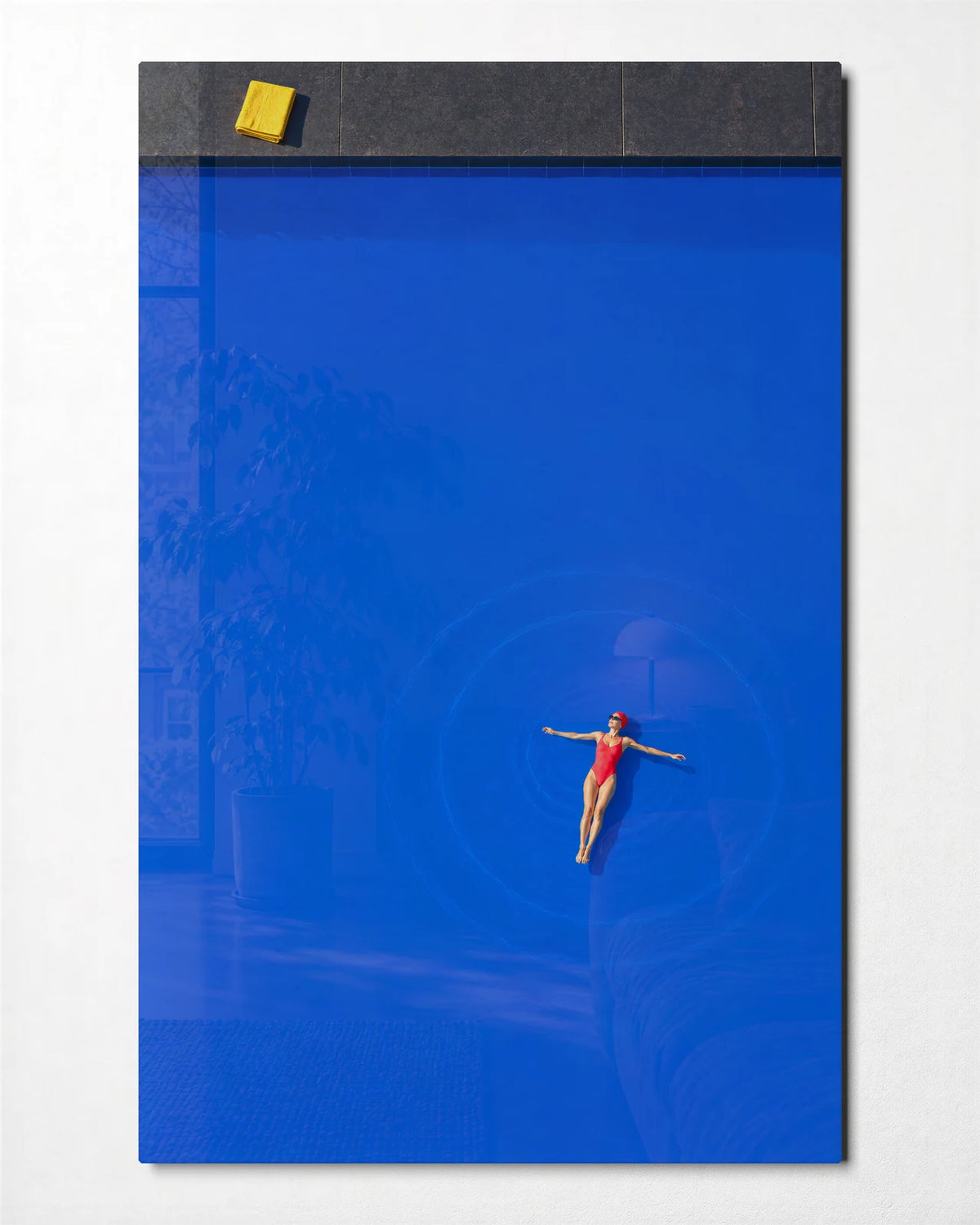 An Afternoon Afloat — front view of glass wall art