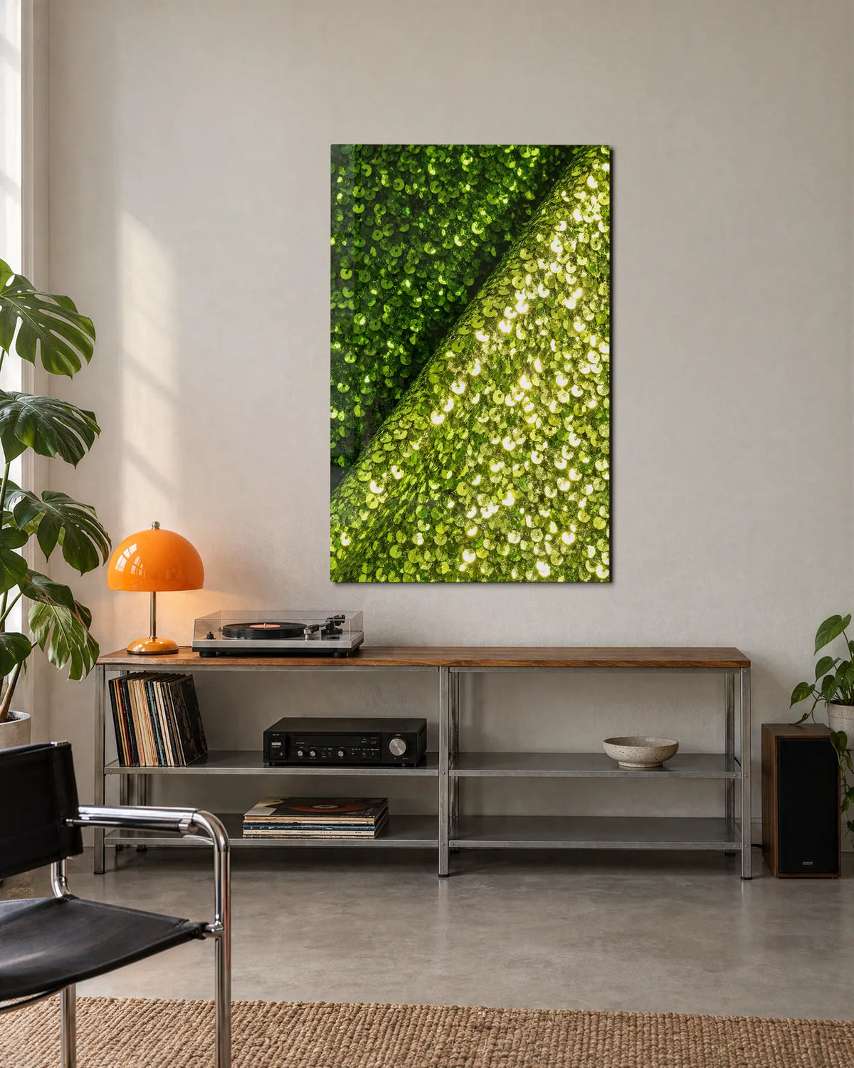 Green in Detail — shown in a living space
