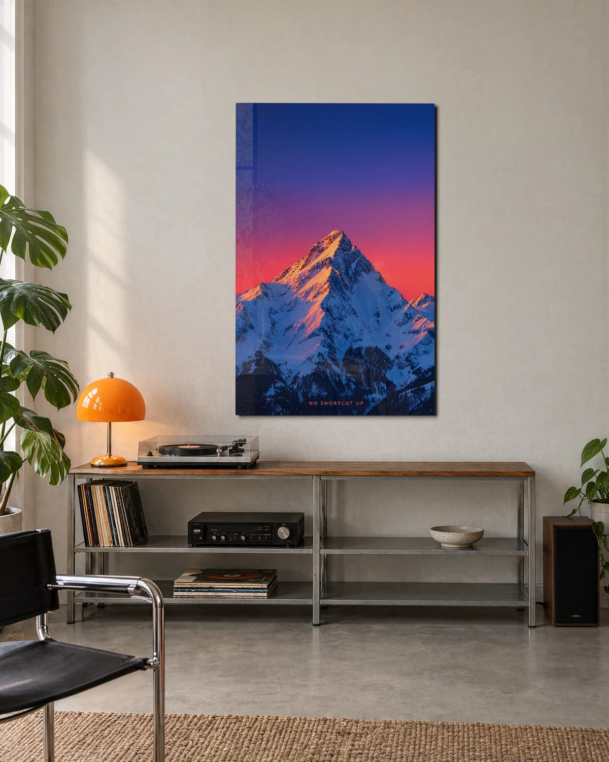 No Shortcut Up — shown in a living space