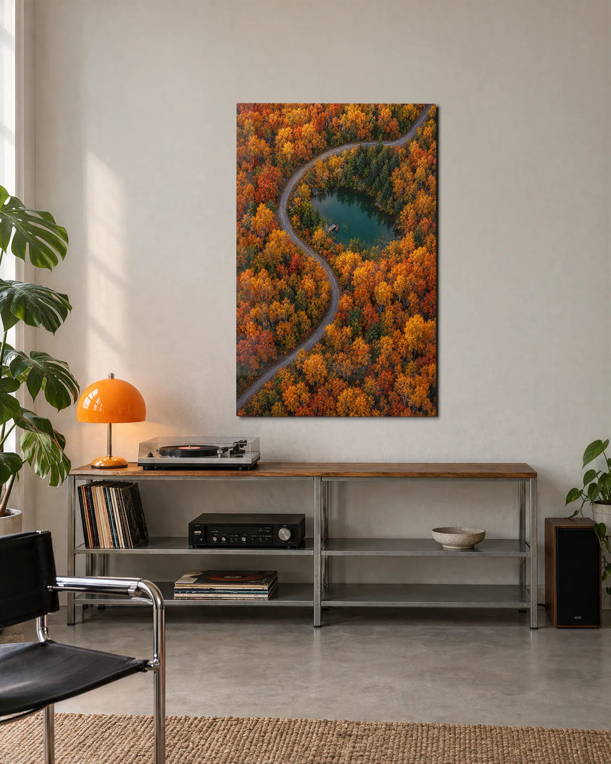 Autumn Takes a Turn — shown in a living space
